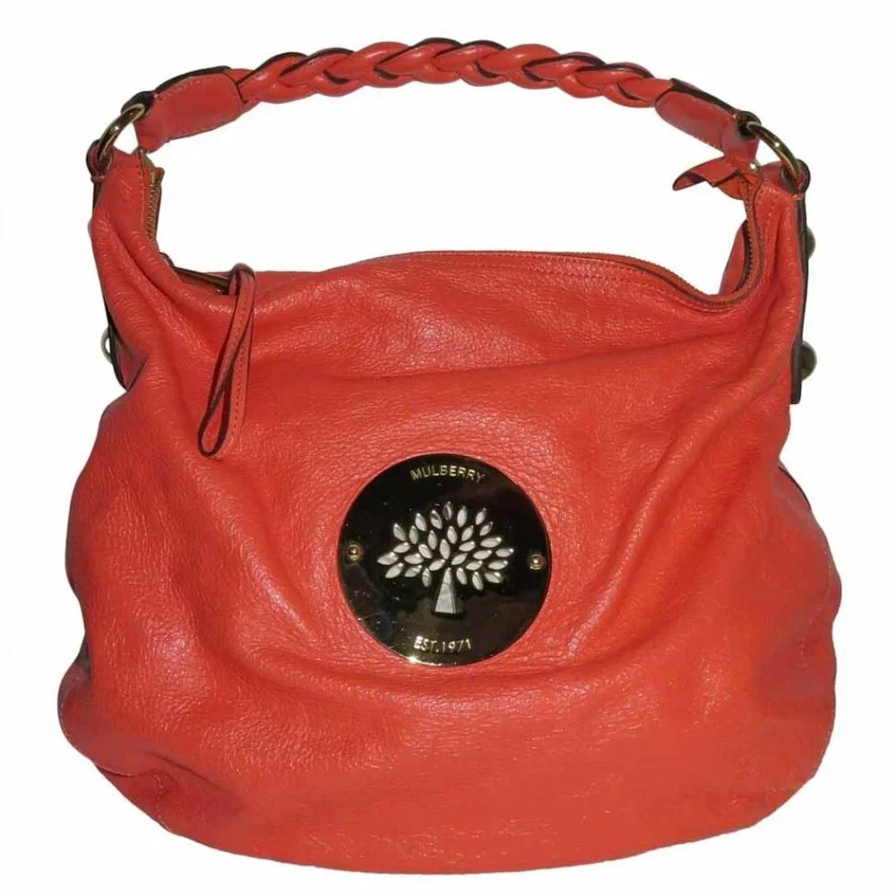 Mulberry Medium Daria Coral Leather Hobo Bag